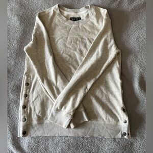 XS Abercrombie & Fitch button side fleece